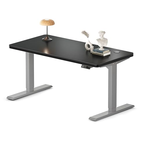 MAIDeSITe Höhenverstellbarer Schreibtisch (140x70cm), Höhenverstellbar Stehtisch Elektrisch, Energieeffizient‌ Flüsterleiser Dualmotor Traglast 160kg Mit Kollisionsschutz Funktion - S2 Pro von MAIDeSITe