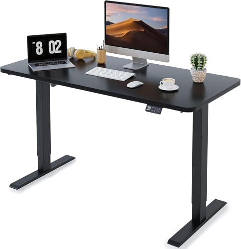 MAIDeSITe Höhenverstellbarer Schreibtisch120 x 60cm-Schreibtisch Höhenverstellbar Elektrisch Sitz & Stehpult -Schreibtisch Höhenverstellbar mit Tischplatte(S1 Pro) von MAIDeSITe