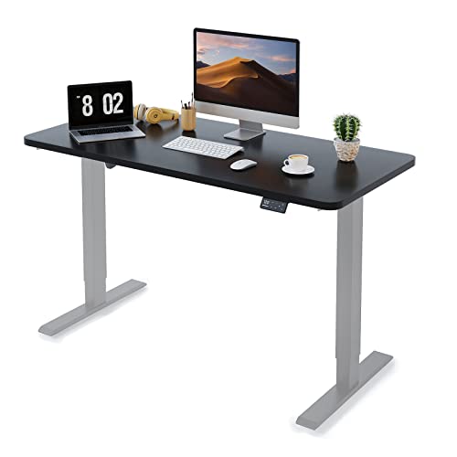 MAIDeSITe Höhenverstellbarer Schreibtisch120 x 60cm-Schreibtisch Höhenverstellbar Elektrisch Sitz & Stehpult -Schreibtisch Höhenverstellbar mit Tischplatte(S1 Pro) von MAIDeSITe