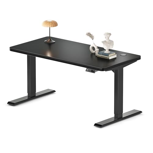 MAIDeSITe Höhenverstellbarer Schreibtisch (140x70cm), Höhenverstellbar Stehtisch Elektrisch, Energieeffizient‌ Flüsterleiser Dualmotor Traglast 160kg Mit Kollisionsschutz Funktion- S2 Pro von MAIDeSITe