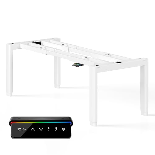 MAIDeSITe T4 Pro Plus Höhenverstellbarer Schreibtisch Gestell mit 200kg Hubkapazität, 2 Motoren elektrisch höhenverstellbarem Schreibtisch, Ultra-stabilem Tischgestell mit 4 ovalem Beindesign MAIDeSITe T4 Pro Plus Höhenverstellbarer Schreibtisch Gestell mit 200kg Hubkapazität, 2 Motoren elektrisch höhenverstellbarem Schreibtisch, Ultra-stabilem Tischgestell mit 4 ovalem Beindesign von MAIDeSITe