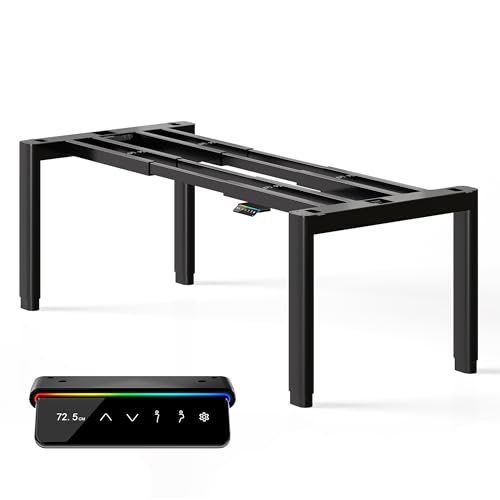 MAIDeSITe T4 Pro Plus Höhenverstellbarer Schreibtisch Gestell mit 200kg Hubkapazität, 2 Motoren elektrisch höhenverstellbarem Schreibtisch, Ultra-stabilem Tischgestell mit 4 ovalem Beindesign MAIDeSITe T4 Pro Plus Höhenverstellbarer Schreibtisch Gestell mit 200kg Hubkapazität, 2 Motoren elektrisch höhenverstellbarem Schreibtisch, Ultra-stabilem Tischgestell mit 4 ovalem Beindesign von MAIDeSITe