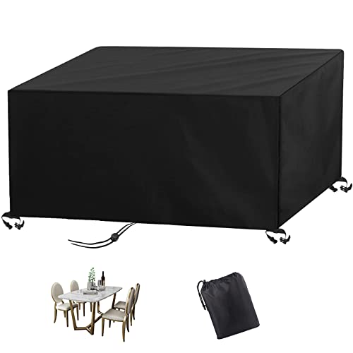 MAIFENGL Abdeckung Gartenmöbel, wasserdichte Abdeckhaube Schutzhülle 420D Oxford-Gewebe Winddicht UV-Beständiges Schutzhülle für Gartentisch Möbelsets-Black|| 45x40x25cm/LxWxH MAIFENGL Abdeckung Gartenmöbel, wasserdichte Abdeckhaube Schutzhülle 420D Oxford-Gewebe Winddicht UV-Beständiges Schutzhülle für Gartentisch Möbelsets-Black|| 45x40x25cm/LxWxH von MAIFENGL