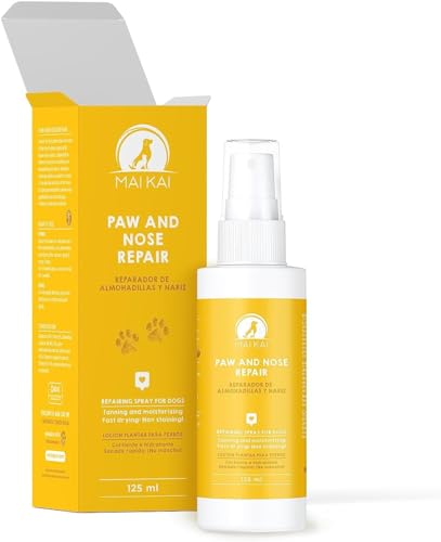 MAIKAI Pfotenbalsam für Hunde 125 ml - Heilende Pfotenpflege - Nasenbalsam - Feuchtigkeitspflege und -Behandlung für Rissige Pfoten und Trockene Nase - Pfotenspray für Hunde MAIKAI Pfotenbalsam für Hunde 125 ml - Heilende Pfotenpflege - Nasenbalsam - Feuchtigkeitspflege und -Behandlung für Rissige Pfoten und Trockene Nase - Pfotenspray für Hunde von MAIKAI
