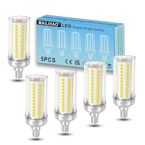 MAILIHAO E14 LED Mais Glühbirne 16W 2050LM 4000K Neutralweiß,LED Lampen Ersetzt Glühbirnen 120Watt 150Watt,Energiesparlampe Kleine Edison-Schraube Leuchtmittel Nicht dimmbar 5er-Pack von MAILIHAO