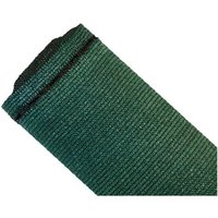 Maillestore - Sichtschutz 90% - Grün/Schwarz - 185 g/m² - Ohne Knopflöcher Grün/Schwarz 1,80 m x 10 m von MAILLESTORE