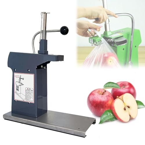 40 mal/min Wurstversiegelungsmaschine, manuelle U-Form-Versiegelungsmaschine, mit Edelstahl-Aluminium-Führungsschiene und verdicktem Boden, Bindungseffizienz, zum Verschließen von Plastiktüten, Obst von MAIMAILE