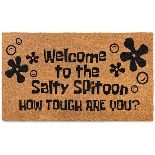MAINEVENT Fußmatte "Welcome to The Salty Spittoon", 76,2 x 43,2 cm, Salty Spittoon Fußmatte, Hausdekoration, lustiges Nerd-Geschenk, Geek-Dekoration, lustiges Nerdy-Dekor MAINEVENT Fußmatte "Welcome to The Salty Spittoon", 76,2 x 43,2 cm, Salty Spittoon Fußmatte, Hausdekoration, lustiges Nerd-Geschenk, Geek-Dekoration, lustiges Nerdy-Dekor von MAINEVENT