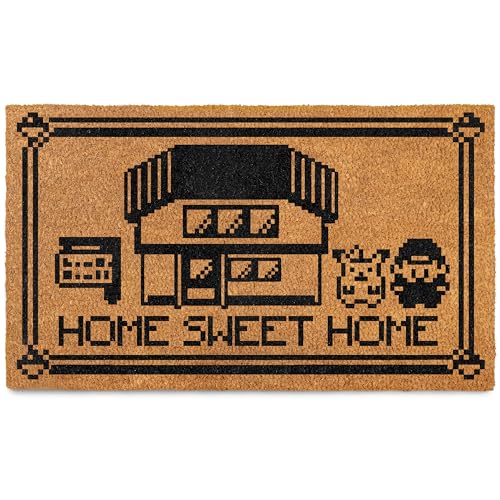 MAINEVENT Home Sweet Home Anime-Fußmatte, Teppich, Anime-Willkommensmatte, Nerd-Teppich, 43 x 76 cm (Rechteckig), Wasserfest, Gesteppt, Niedriger Stapel, Outdoor von MAINEVENT