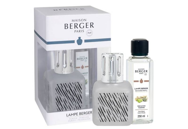 MAISON BERGER PARIS Duftlampe Geschenkset Ice Cube Zebra von MAISON BERGER PARIS