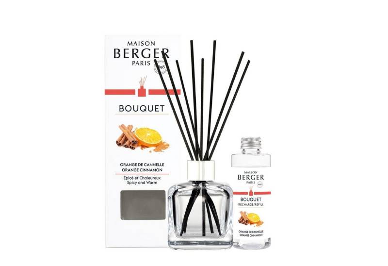 MAISON BERGER PARIS Raumduft Bouquet mit Nachfüller Genüssliche Orange-Zimt-Aroma 100 ml von MAISON BERGER PARIS