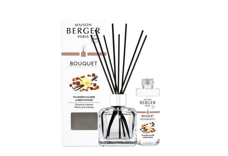 MAISON BERGER PARIS Raumduft Bouquet mit Nachfüller Pudriger Amber 100 ml von MAISON BERGER PARIS