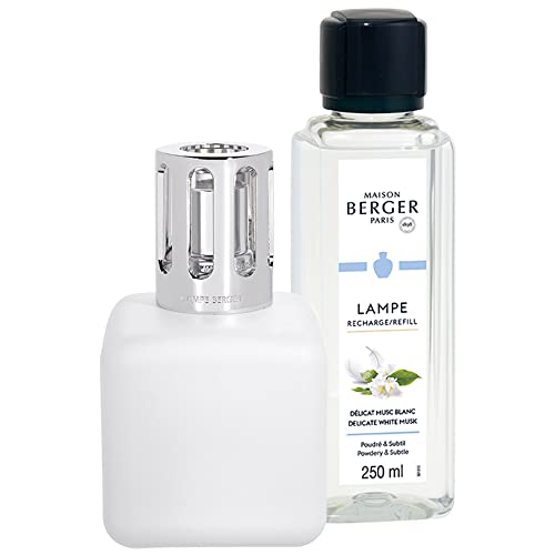 MAISON BERGER - Set GLACON Blanc Neige mit 250ml Délicat Musc von MAISON BERGER