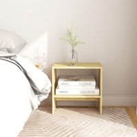 2er Set Nachttische Nachtschrank Sideboard 40x30,5x40 cm Massivholz Kiefer DE14311 von MAISON CHIC