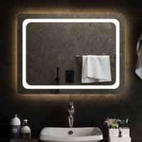 LED-Badspiegel，Wandspiegel，Badzimmer Spiegel 80x60 cm AGHDE801418 BonneVie von MAISON CHIC