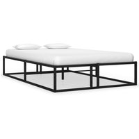 Maison Chic - Bettgestell Doppelbett Bett für Schlafzimmer Schwarz Metall 120x200 cm DE52425 von MAISON CHIC