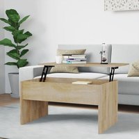 Maison Chic - Couchtisch Kaffeetisch Wohnzimmertisch Sonoma-Eiche 80x50,5x41,5 cm Holzwerkstoff TJHZS320176 BonneVie von MAISON CHIC