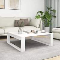 Maison Chic - Couchtisch Kaffeetisch Wohnzimmertisch Weiß 100x100x35 cm Holzwerkstoff TJHZS297352 BonneVie von MAISON CHIC