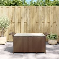 Gartenbank mit Kissen Ruhebank Gartenstuhl Braun 116x46x57 cm Poly Rattan XZZZ960399 BonneVie Gartenbank mit Kissen Ruhebank Gartenstuhl Braun 116x46x57 cm Poly Rattan XZZZ960399 BonneVie von MAISON CHIC