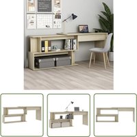 Maison Chic - The Living Store Eckschreibtisch Sonoma-Eiche 200x50x76 cm Holzwerkstoff - Holz Schreibtisch - Eckschreibtisch - Schreibtisch Sonoma Maison Chic - The Living Store Eckschreibtisch Sonoma-Eiche 200x50x76 cm Holzwerkstoff - Holz Schreibtisch - Eckschreibtisch - Schreibtisch Sonoma von MAISON CHIC