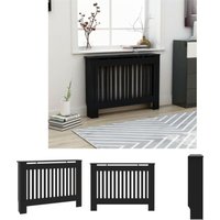 Maison Chic - The Living Store Heizkörperverkleidung Schwarz 112x19x81,5 cm mdf - Heizkörper-Zubehör - Schwarz Maison Chic - The Living Store Heizkörperverkleidung Schwarz 112x19x81,5 cm mdf - Heizkörper-Zubehör - Schwarz von MAISON CHIC