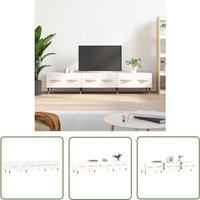 Maison Chic - The Living Store TV-Schrank Weiß 150x36x30 cm Holzwerkstoff - tv Schrank - Fernsehtisch - Holzwerkstoff Möbel - Weißer tv Stand Maison Chic - The Living Store TV-Schrank Weiß 150x36x30 cm Holzwerkstoff - tv Schrank - Fernsehtisch - Holzwerkstoff Möbel - Weißer tv Stand von MAISON CHIC
