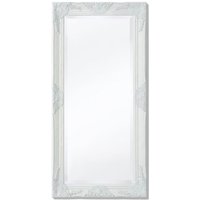 Maison Chic - Wandspiegel Spiegel Badzimmer Spiegel im Barock-Stil 100x50 cm Weiß BNTED379414 Bonnevie von MAISON CHIC