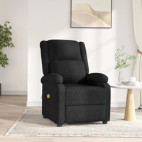 Massagesessel,Relax-Sessel,Massagesessel Elektrisch Schwarz Stoff -92908 von MAISON CHIC