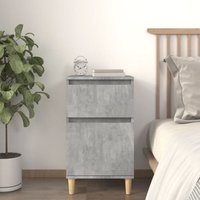 Nachttisch Nachtschrank Sideboard Betongrau 40x35x70 cm DE12458 von MAISON CHIC