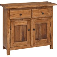 Sideboard Anrichte,Beistellschrank fuer Flur,Kueche,Kommode Altholz Massiv 75 x 30 x 65 cm -BonneVie39069 von MAISON CHIC