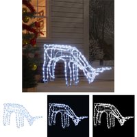 The Living Store LED-Silhouette Rentier Kaltweiß 73x31x45 cm - Weihnachtsbeleuchtung von MAISON CHIC