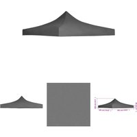 The Living Store Partyzeltdach 3x3 m Anthrazit - Dächer für Pavillions von MAISON CHIC