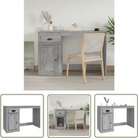 The Living Store Schreibtisch mit Schublade Grau Sonoma 115x50x75cm - Bürostuhl - Schreibtisch Grau - Home Office - Arbeitsplatzgestaltung The Living Store Schreibtisch mit Schublade Grau Sonoma 115x50x75cm - Bürostuhl - Schreibtisch Grau - Home Office - Arbeitsplatzgestaltung von MAISON CHIC