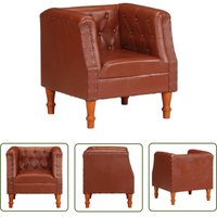 The Living Store Sessel Braun Echtleder - Ledersessel - Echtleder Sessel - Lounge Sessel - Wohnzimmersessel - Sessel Braun The Living Store Sessel Braun Echtleder - Ledersessel - Echtleder Sessel - Lounge Sessel - Wohnzimmersessel - Sessel Braun von MAISON CHIC