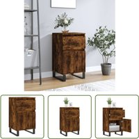 The Living Store Sideboard Räuchereiche 40x35x70 cm Holzwerkstoff - Schreibtisch - Wohnzimmermöbel - Sideboard - Regal - Holzmöbel The Living Store Sideboard Räuchereiche 40x35x70 cm Holzwerkstoff - Schreibtisch - Wohnzimmermöbel - Sideboard - Regal - Holzmöbel von MAISON CHIC