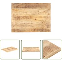 The Living Store Tischplatte Massivholz Mango 15-16 mm 70x60 cm - Mangoholz Tischplatte - Esstisch Platte - Tischplatte Massiv - Industrielle The Living Store Tischplatte Massivholz Mango 15-16 mm 70x60 cm - Mangoholz Tischplatte - Esstisch Platte - Tischplatte Massiv - Industrielle von MAISON CHIC