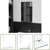 The Living Store Wandspiegel mit Regal 30×50 cm Hartglas - Wandspiegel - Spiegels - Badezimmeraccessoires - Wohnaccessoire - Dekoration The Living Store Wandspiegel mit Regal 30×50 cm Hartglas - Wandspiegel - Spiegels - Badezimmeraccessoires - Wohnaccessoire - Dekoration von MAISON CHIC