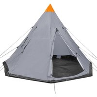 Zelt Campingzelt Dusch-/WC-/Umkleidzelt für 4 Personen Grau XDGN664248 MaisonChic von MAISON CHIC