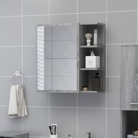 Maison Exclusive Bad-Spiegelschrank Grau Sonoma 62,5x20,5x64 cm von MAISON EXCLUSIVE