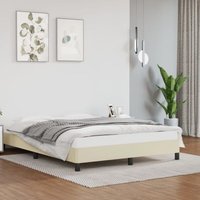 Maison Exclusive Bettgestell Creme 140x200 cm Kunstleder Maison Exclusive Bettgestell Creme 140x200 cm Kunstleder von MAISON EXCLUSIVE