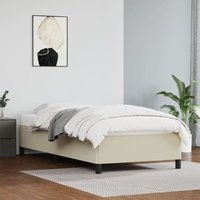 Maison Exclusive Bettgestell Creme 90x200 cm Kunstleder Maison Exclusive Bettgestell Creme 90x200 cm Kunstleder von MAISON EXCLUSIVE