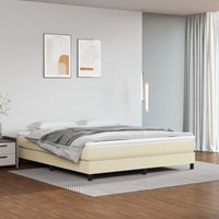 Maison Exclusive Boxspringbettgestell Creme 180x200 cm Kunstleder Maison Exclusive Boxspringbettgestell Creme 180x200 cm Kunstleder von MAISON EXCLUSIVE