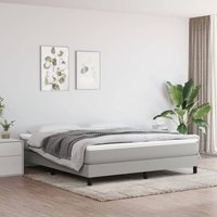 Maison Exclusive Boxspringbettgestell Hellgrau 180x200 cm Stoff Maison Exclusive Boxspringbettgestell Hellgrau 180x200 cm Stoff von MAISON EXCLUSIVE