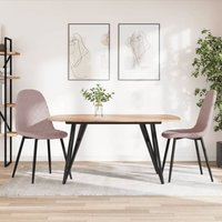 Maison Exclusive Esszimmerstühle 2 Stk. Rosa Samt Maison Exclusive Esszimmerstühle 2 Stk. Rosa Samt von MAISON EXCLUSIVE