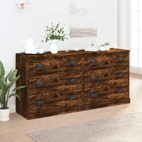 Maison Exclusive Sideboards 2 Stk. Räuchereiche Holzwerkstoff Maison Exclusive Sideboards 2 Stk. Räuchereiche Holzwerkstoff von MAISON EXCLUSIVE