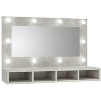Maison Exclusive Spiegelschrank mit LED Betongrau 90x31,5x62 cm Maison Exclusive Spiegelschrank mit LED Betongrau 90x31,5x62 cm von MAISON EXCLUSIVE