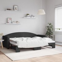 Maison Exclusive Tagesbett Ausziehbar Schwarz 80x200 cm Stoff Maison Exclusive Tagesbett Ausziehbar Schwarz 80x200 cm Stoff von MAISON EXCLUSIVE