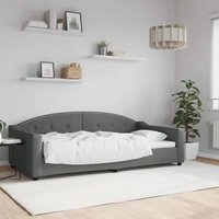 Maison Exclusive Tagesbett Dunkelgrau 100x200 cm Stoff Maison Exclusive Tagesbett Dunkelgrau 100x200 cm Stoff von MAISON EXCLUSIVE