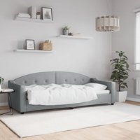 Maison Exclusive Tagesbett Hellgrau 80x200 cm Stoff Maison Exclusive Tagesbett Hellgrau 80x200 cm Stoff von MAISON EXCLUSIVE