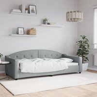 Maison Exclusive Tagesbett Hellgrau 90x200 cm Stoff Maison Exclusive Tagesbett Hellgrau 90x200 cm Stoff von MAISON EXCLUSIVE